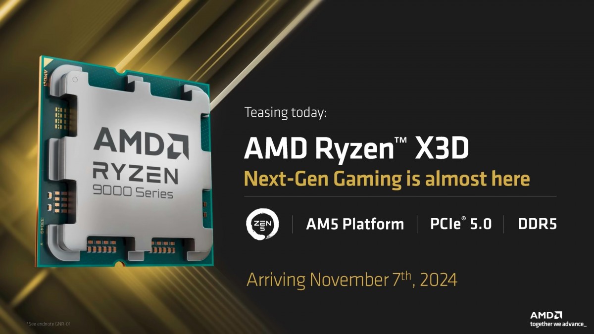 Ryzen 9000的發布不如預期，AMD立即敲定了遊戲晶片線的發佈時間表以“消除麻煩” - 圖1。