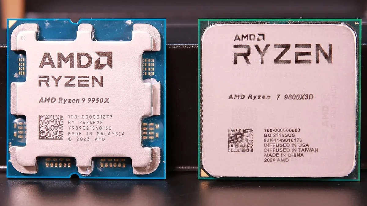 在電子商務地板上購買Ryzen 7 9800x3d芯片，用戶對收到的內容感到震驚。